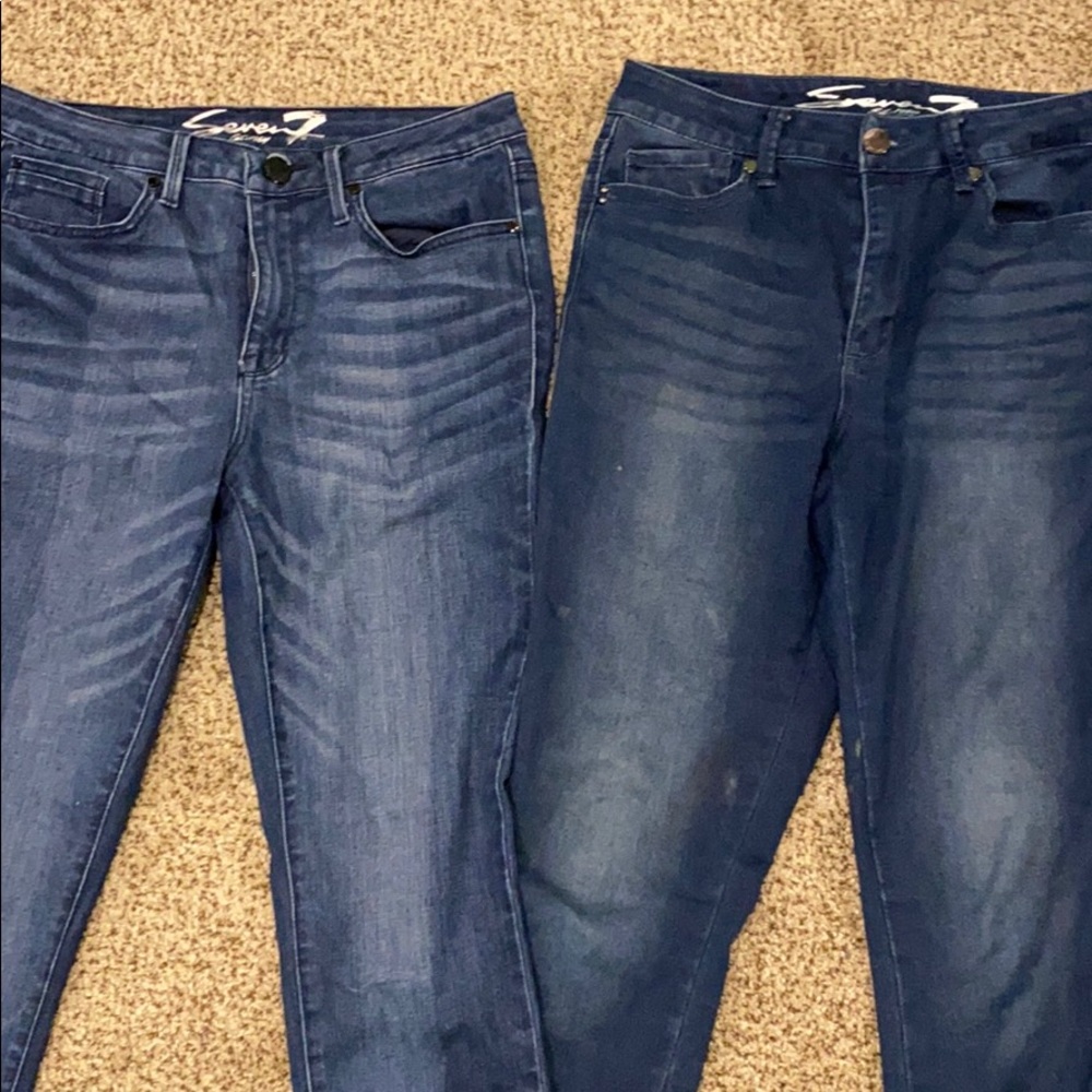 Seven7 skinny jeans size 10 regular